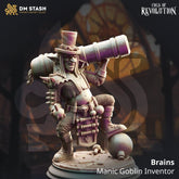 Brains - Manic Goblin Inventor 3D-printed model